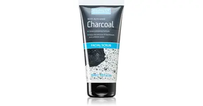 Beauty Formulas face scrub with activated charcoal 150 ml