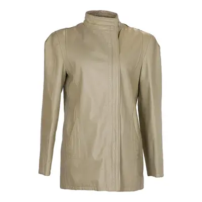 Cavaliere A Leather Jacket - Large Cream Leather