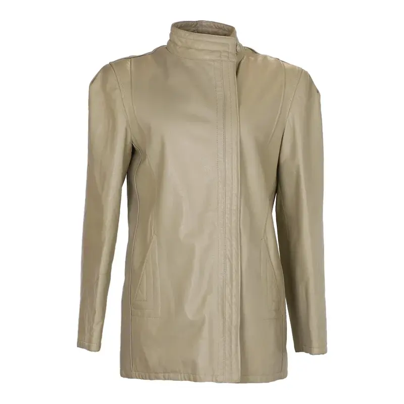 Cavaliere A Leather Jacket - Large Cream Leather