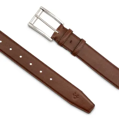 Astor Belt in Oakbark | Size: Medium: (35