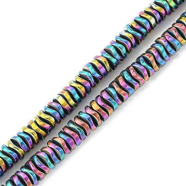 Electroplated Synthetic Non-Magnetic Hematite Beads Strands