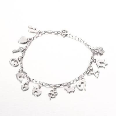 Tarnish Resistant Stainless Steel Charm Bracelets