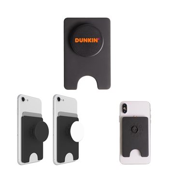 25 Promotional Pop Wallet Plus Lite - Media Stand & Phone Grip