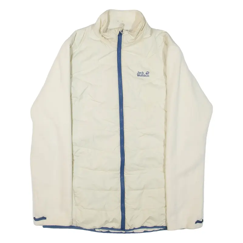 JACK WOLFSKIN Womens Jacket Cream UK 14