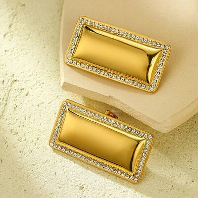 304 Stainless Steel Stud Earrings