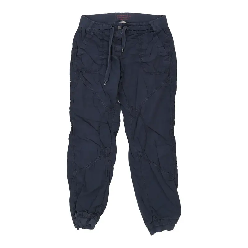 Meeting Trousers - 34W 31L Navy Cotton