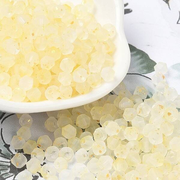 Frosted Glass Beads