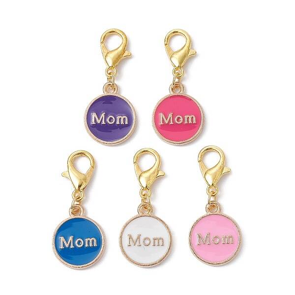 Mother's Day Alloy Enamel Pendant Decorations