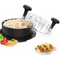 Chicken Shredder, 2025 Pro Chicken Breast Shredder Tool Twist Large, Visible Meat Shredder Machine with Widened Anti Slip Mat...