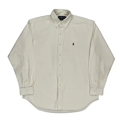 Blaire Ralph Lauren Shirt - Large Cream Cotton