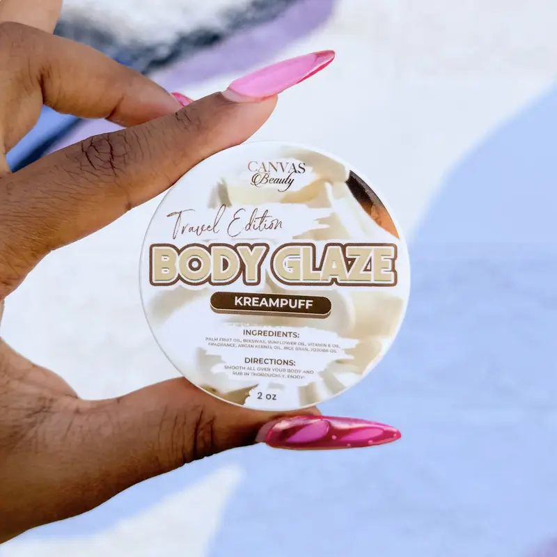 VIRAL Beauty Travel Size Body Glaze – Daily Moisturizer & Skin Repair | 2oz Organic Anti-Aging, Your Choice of Scent