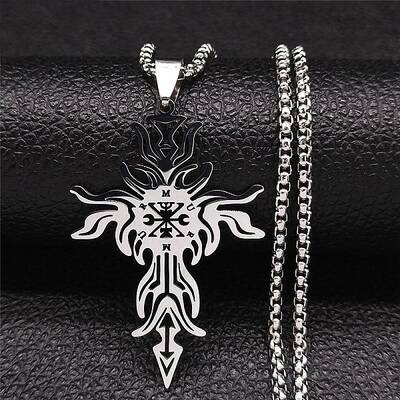 Non-Tarnish 304 Stainless Steel Pendant Necklaces for Women Men