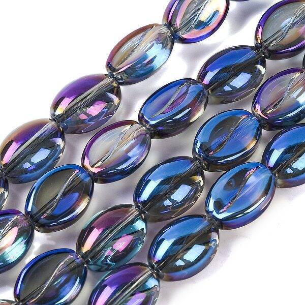Electroplate Glass Beads Strands