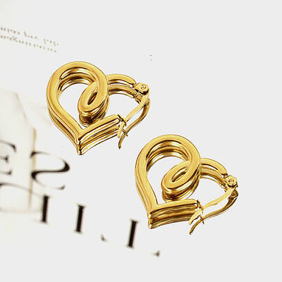 Stainless Steel Hoop Earring for Women