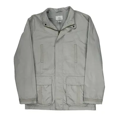 Armani Exchange Jacket - Medium Grey Cotton