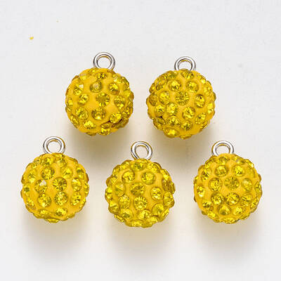 Polymer Clay Rhinestone Charms