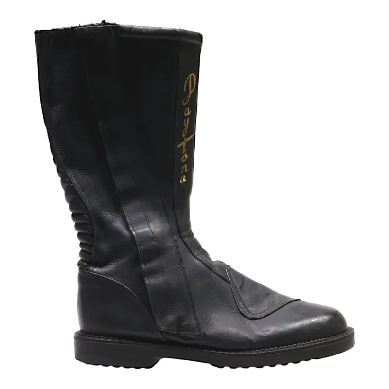 DAYTONA Biker Boots Black Leather Mens UK 5