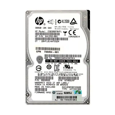 641552-001 HP 300GB 6Gb/s SAS 10000 2.5-inch Hard Drive