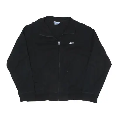 REEBOK Track Jacket Black Womens L