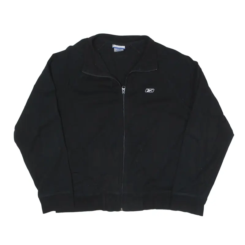 REEBOK Track Jacket Black Womens L