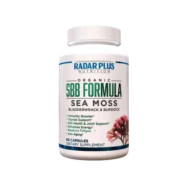 SBB Formula Sea Moss - Natural Blend of 102 Minerals for Energy, Immune System & Gut Health - Organic Food Supplement Bladder...