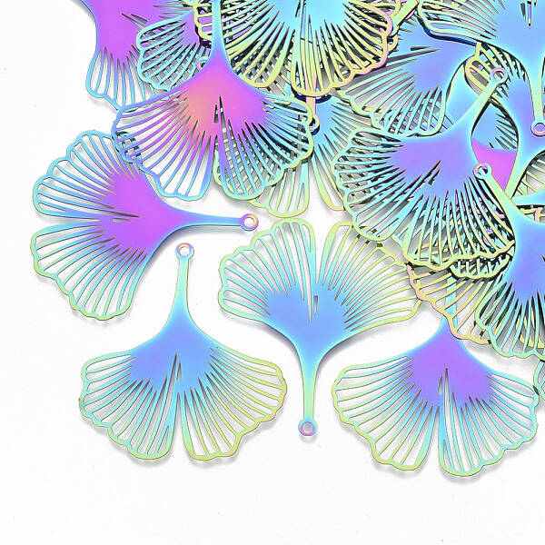 Ion Plating(IP) 201 Stainless Steel Filigree Pendants