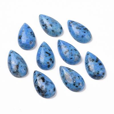 Dyed & Heated Natural Sesame Jasper/Kiwi Jasper Cabochons