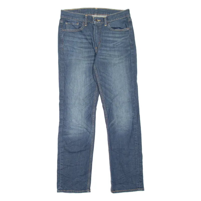 LEVI'S 514 Jeans Mens Blue Slim Straight Stone Wash W30 L30