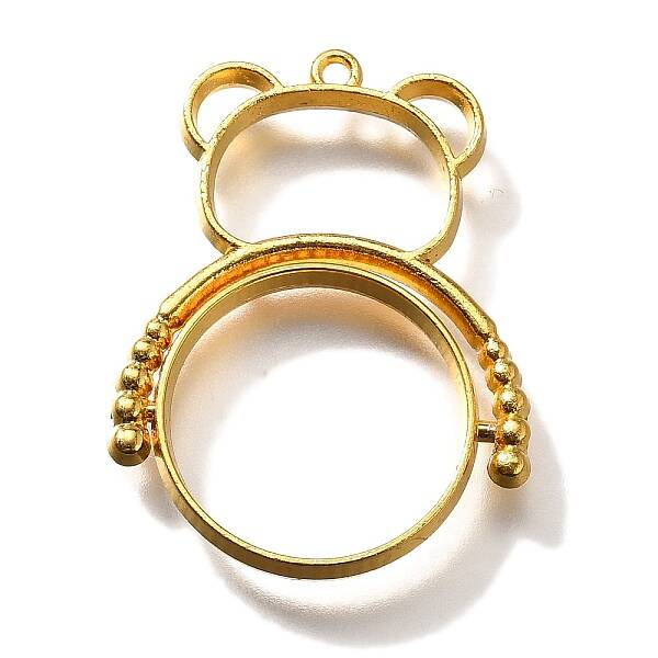 Alloy Open Back Bezel Pendants