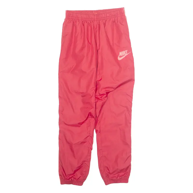 NIKE Mens Track Pants Red 90s Tapered S W26 L31