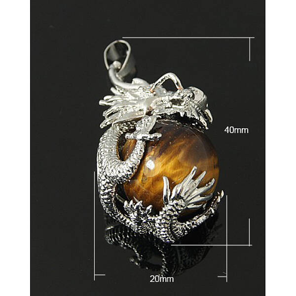 Natural Tiger Eye Pendants
