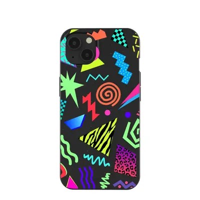 Black Neon Blast iPhone 13 Case