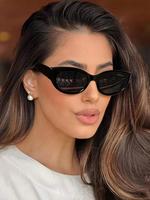 Women's Vintage Cat Eye Frame Sunglasses, Trendy Casual Full Rim Sunglasses for Everyday Use, Fashion Accessories for Outdoor...