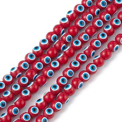 Baking Painted Glass Beads