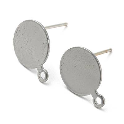 Brass Stud Earring Findings