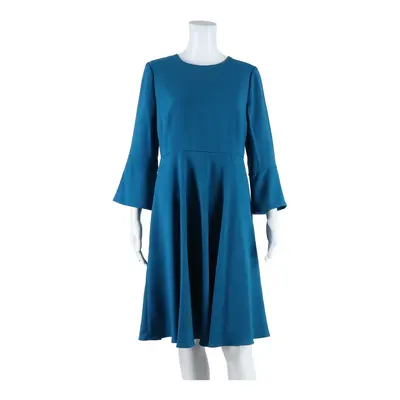 HOBBS Womens A-Line Dress Blue Midi UK 12