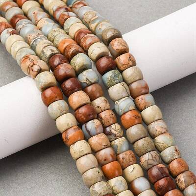 Natural Aqua Terra Jasper Beads Strands