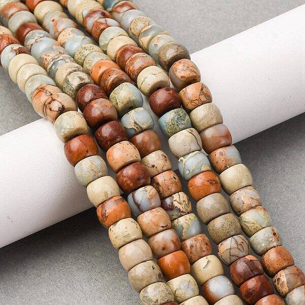 Natural Aqua Terra Jasper Beads Strands