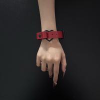ThatDripTho Convertible Leather Bracelet & Choker Necklace for Men & Women- Gothic-Inspired Brat Accessories with Versatile D...