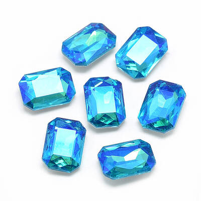 Pointed Back Glass Rhinestone Cabochons