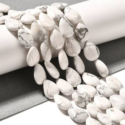 Natural Howlite Beads Strands