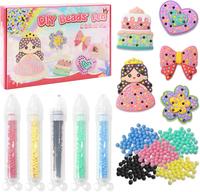 Bead Art Kits for Kids, Kids Painting Kits 5-8,Beads' Pen Arts and Crafts Kit for Ages 6-12,Bead Gem Painting Kit for Kids，...