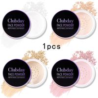 Oil Control Natural Loose Powder, 1 Count Waterproof Sweat-proof Matte Makeup Setting Powder, Lightweight Facial Makeup Produ...