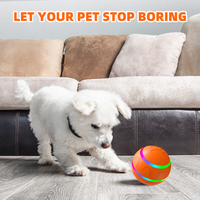 Interactive Dog Toys Dog , Durable Motion Activated Automated Rolling  Toys for Dogs and Cats, Small/Medium/Large Dogs, USB R...