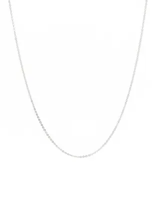 14K White Gold One Love Chain | Size: Adjustable 18 - 20 inches