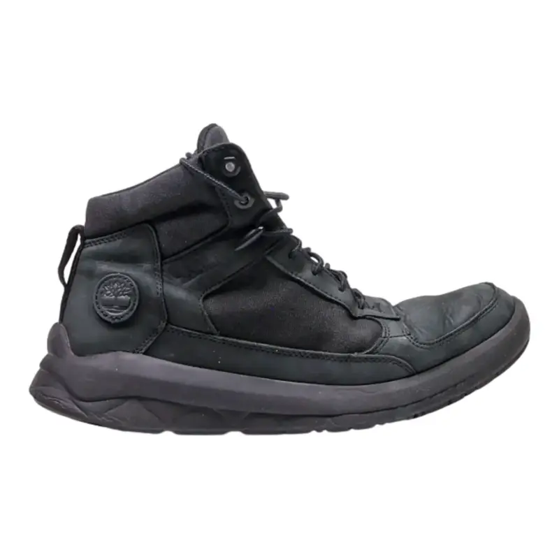 TIMBERLAND High Top Trainers Black Synthetic Mens UK 8