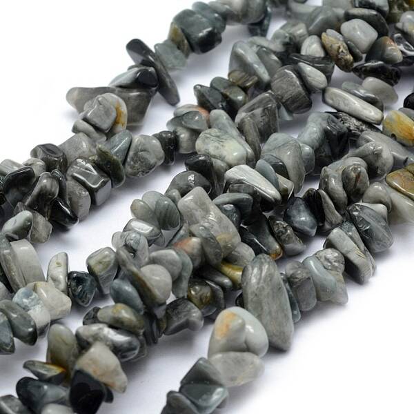 Natural Hawk's Eye Beads Strands