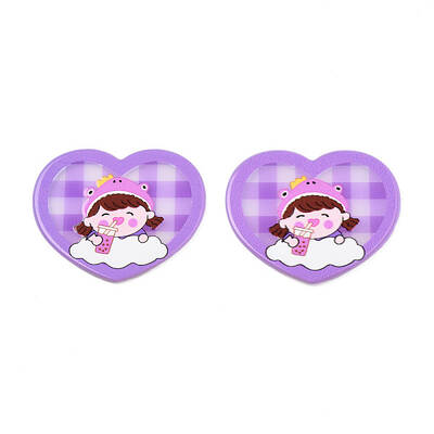 Transparent Printed Acrylic Cabochons