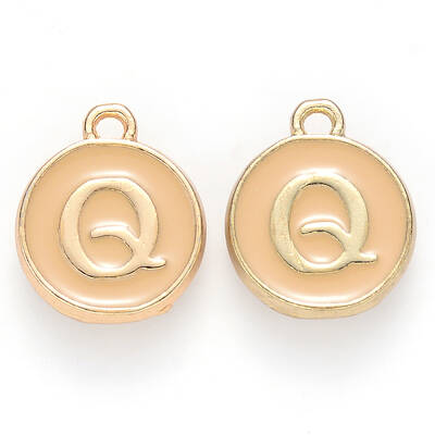 Golden Plated Alloy Enamel Charms