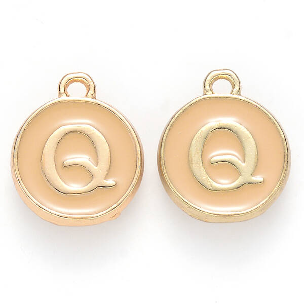 Golden Plated Alloy Enamel Charms